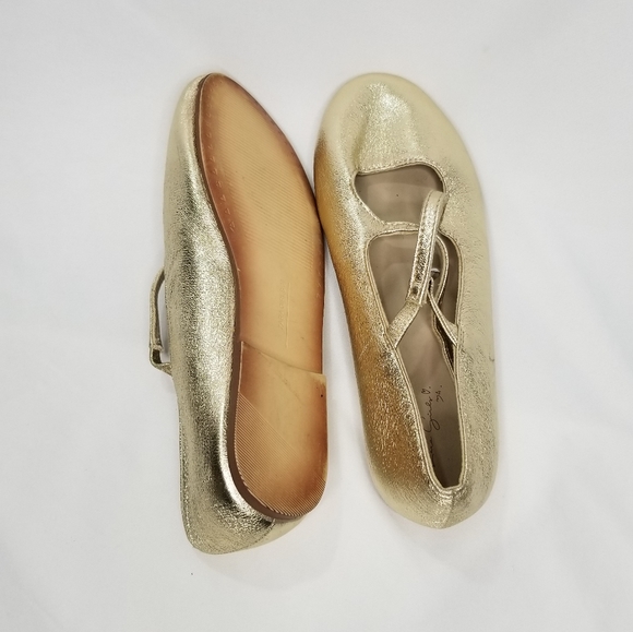 Children's Metallic Flats - Picture 3 of 4